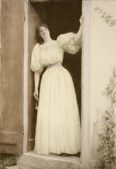 「L&39;Estampe Moderne」から待って、パリ1897-99、1896年公開 作： Louis Joseph Raphael Collin